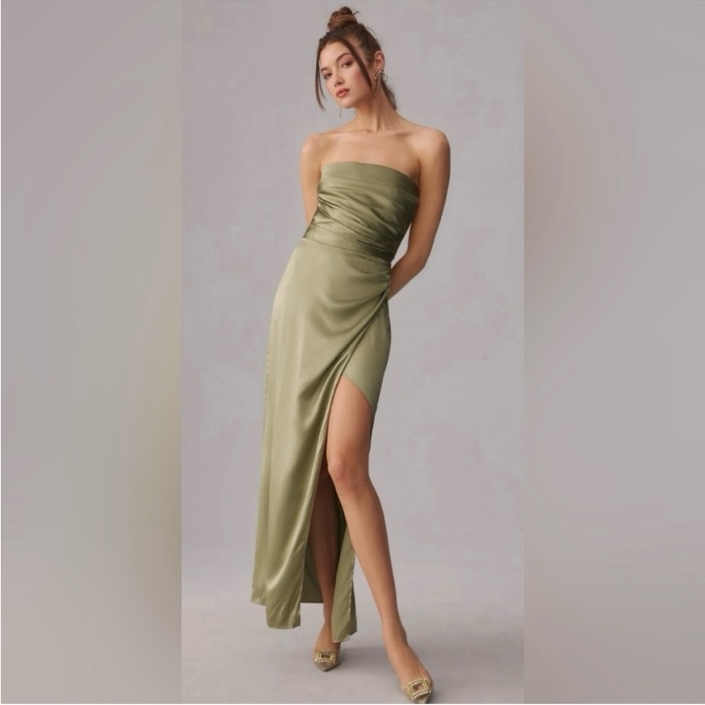 Reformation Barrow Silk Dress